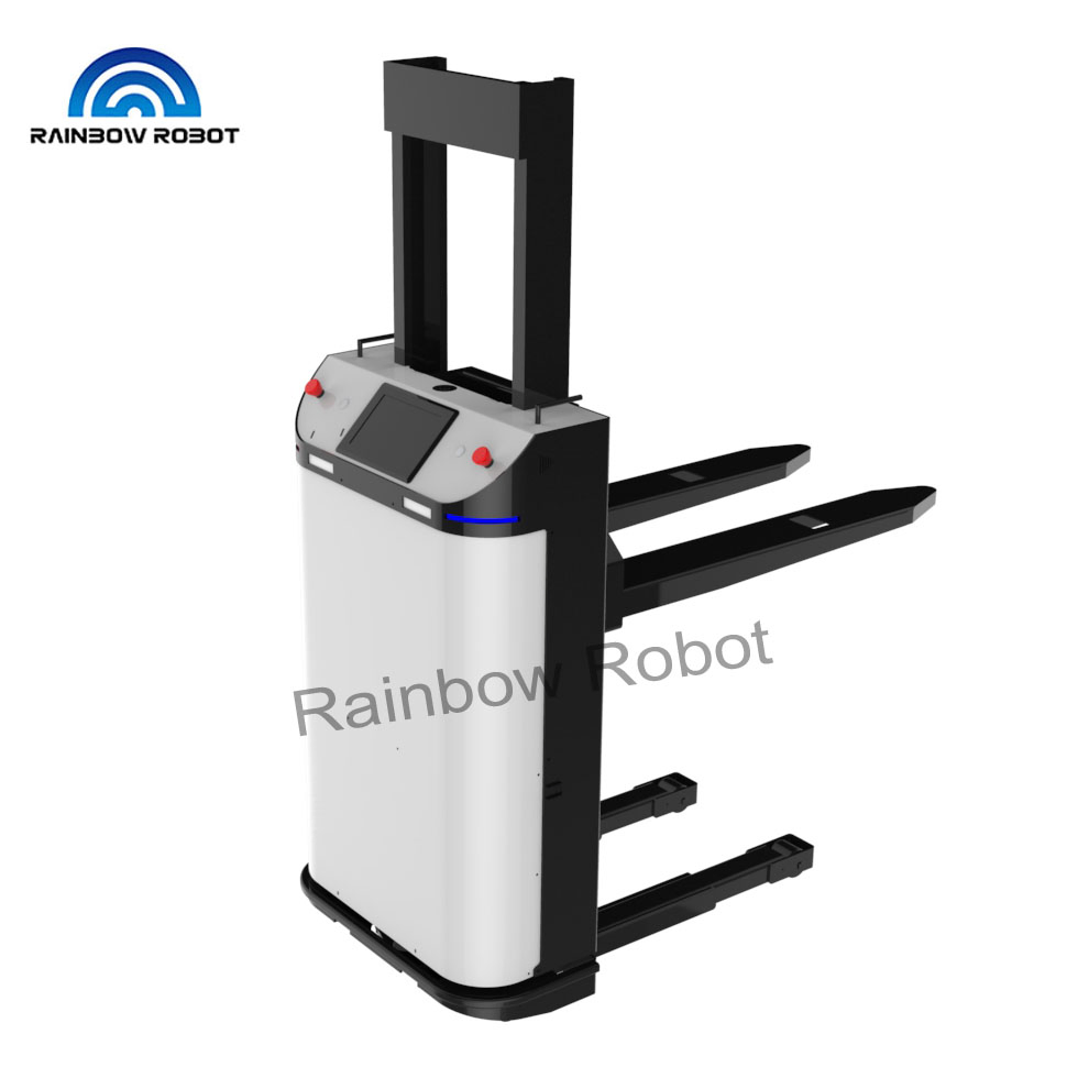 1500kg Pallet Payload Automated Laser Guided Vehicle for Forklift Steering Drive Agv