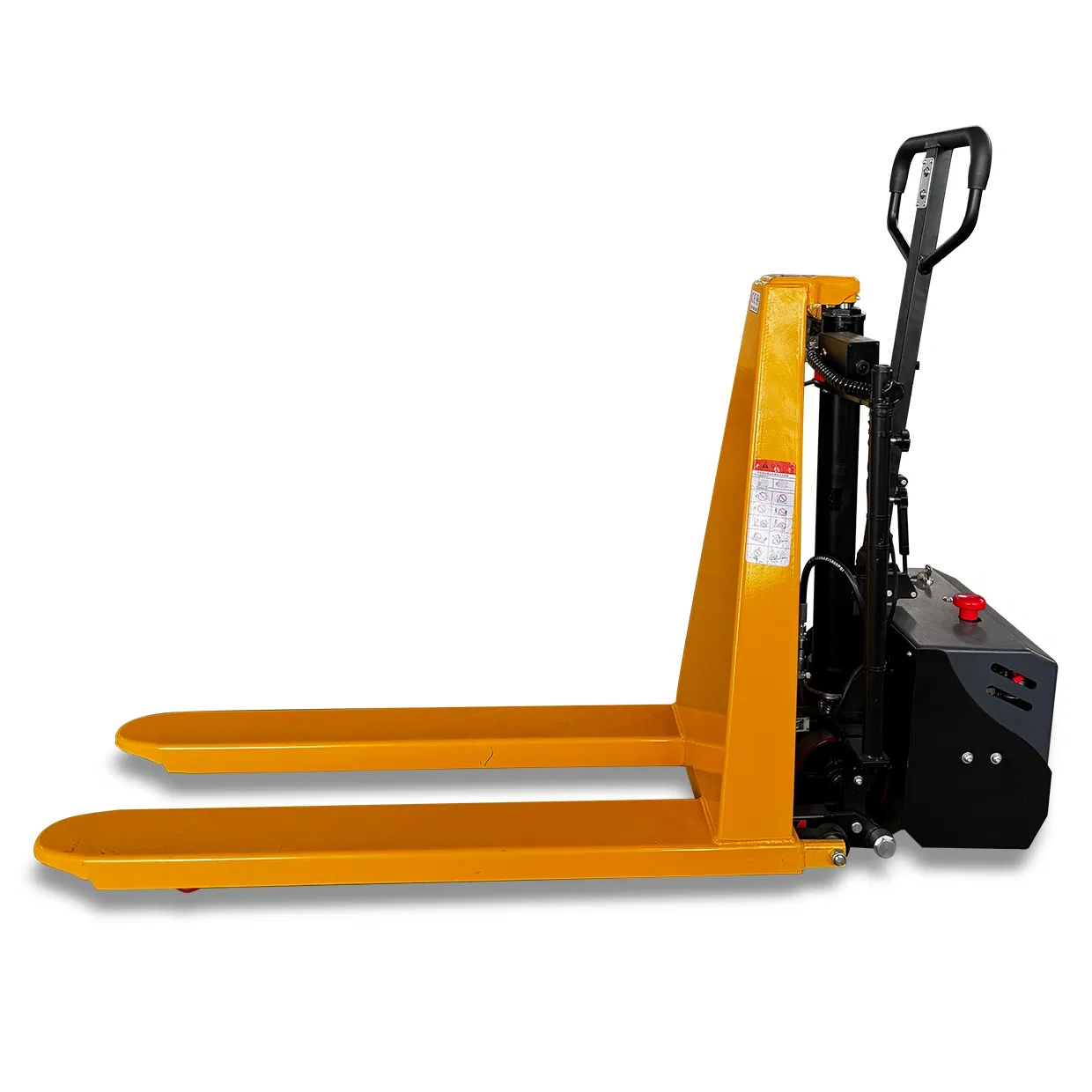 CE-Certified High-Lift Electric Pallet Truck 1.5ton 1500kg Height Infrared Induction Smart Warehouse Inductive Lift