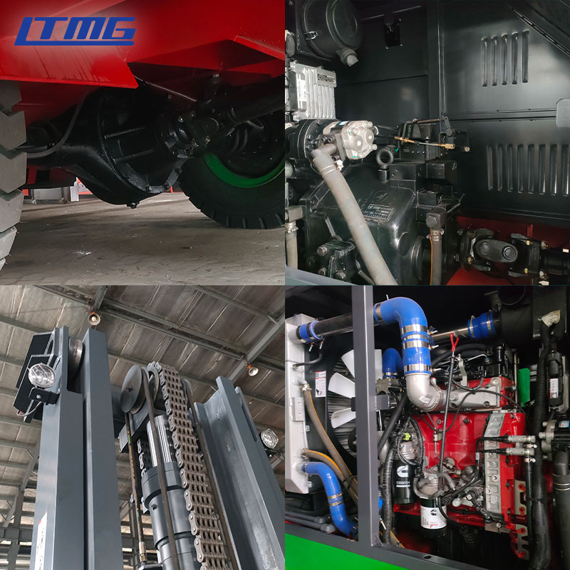 Handling Equipment Diesel Forklift Truck 6 Ton 8 Ton 9 Ton 10 Ton Side Loader Forklifts with 3.6m Lifting Height