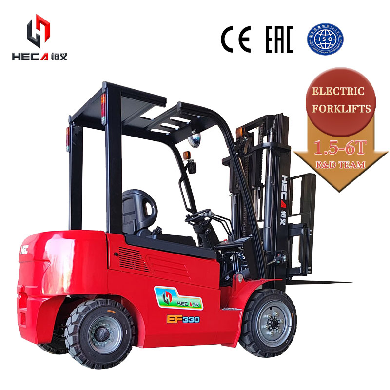 New 2- 5 Ton Container Warehouse Four-Wheel Drive Lithium Battery Electric Forklift