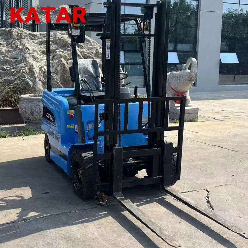 CE/EPA Certified 0.5/2/3.5 Tons Mini/Small Battery Container Hydraulic Wheel Side Loader Offroad All Terrain Reach Warehouse Cargo Handling Electric Forklift