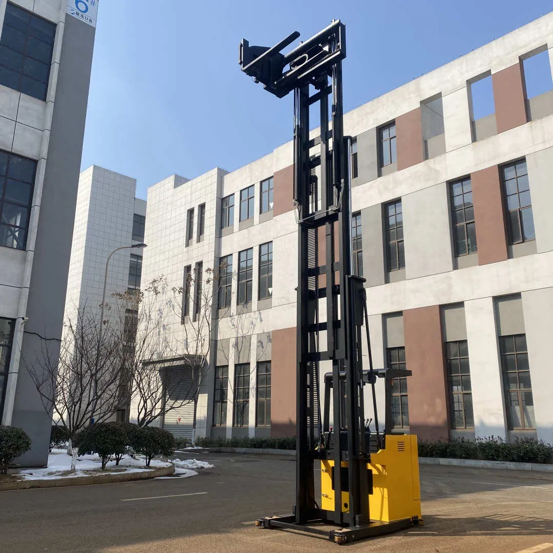 China Factory Low Price 1ton 1.5ton Electric Forklift Truck Narrow Aisle 3-Way Electric Forklift