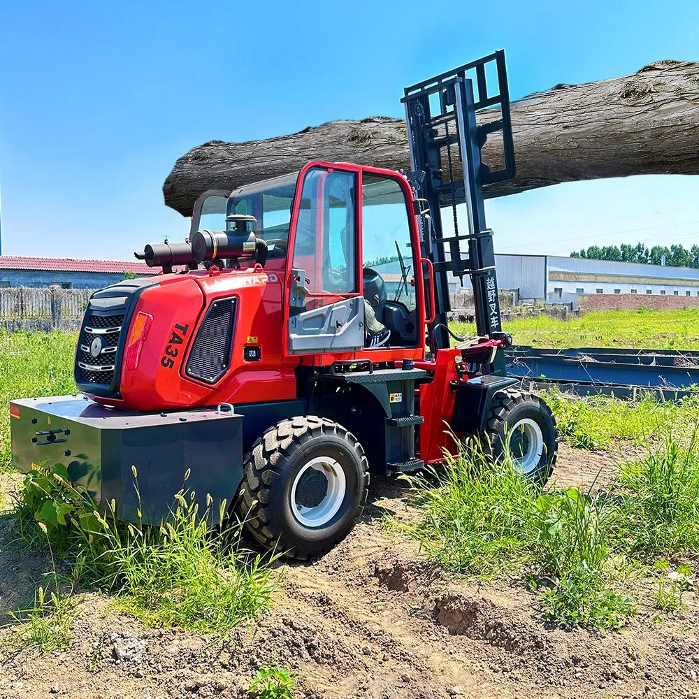 China High Quality Diesel Forklift 3 Ton Support Color Logo Customization Forklift Fast Delivery 4 Ton 5 Ton Outdoor Use New Terrain Rough Terrain Forklift