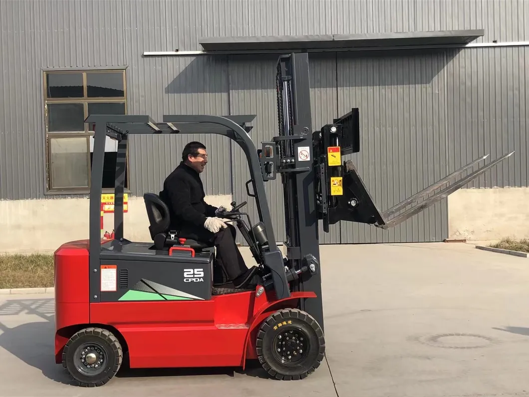 Electric Forklift Side View