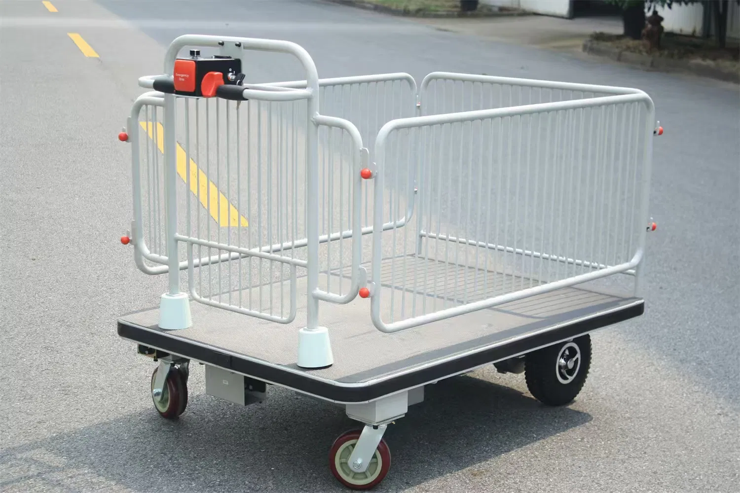 Advanced Electric Platform Trolley for Efficient Material Handling