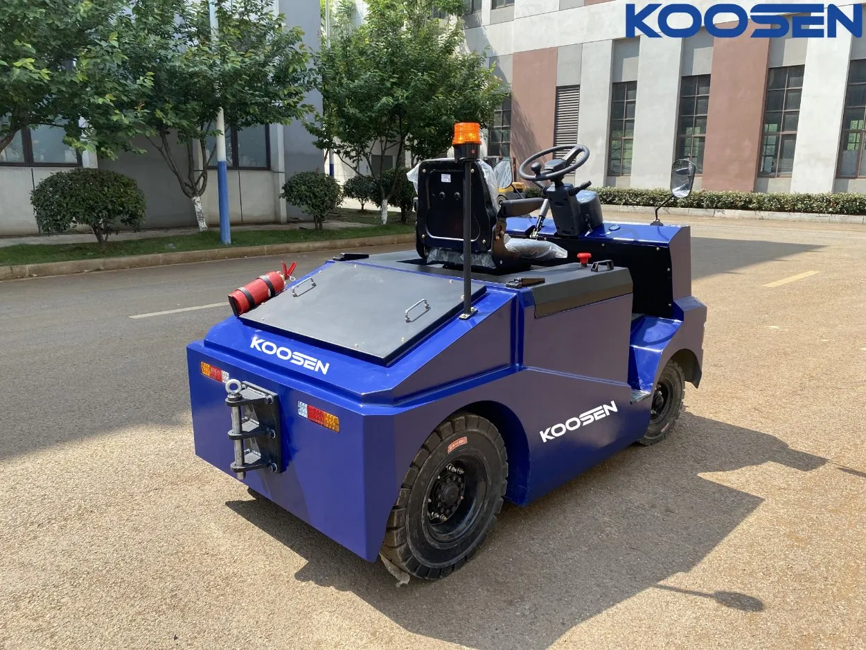 Electric Industrial Tugger 8-25 Ton Capacity Koosen Qdd Series Tow Tractor