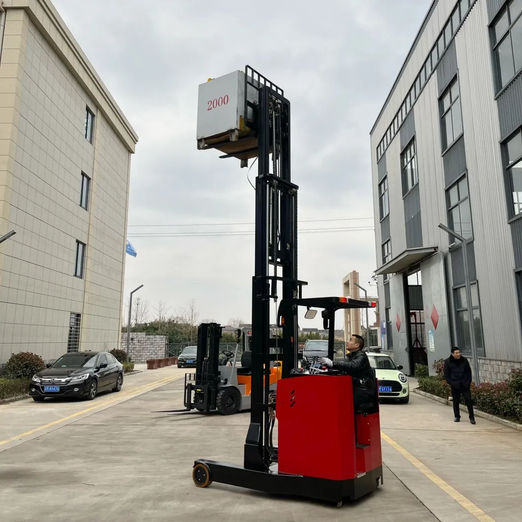 Electric Reach Truck Side View