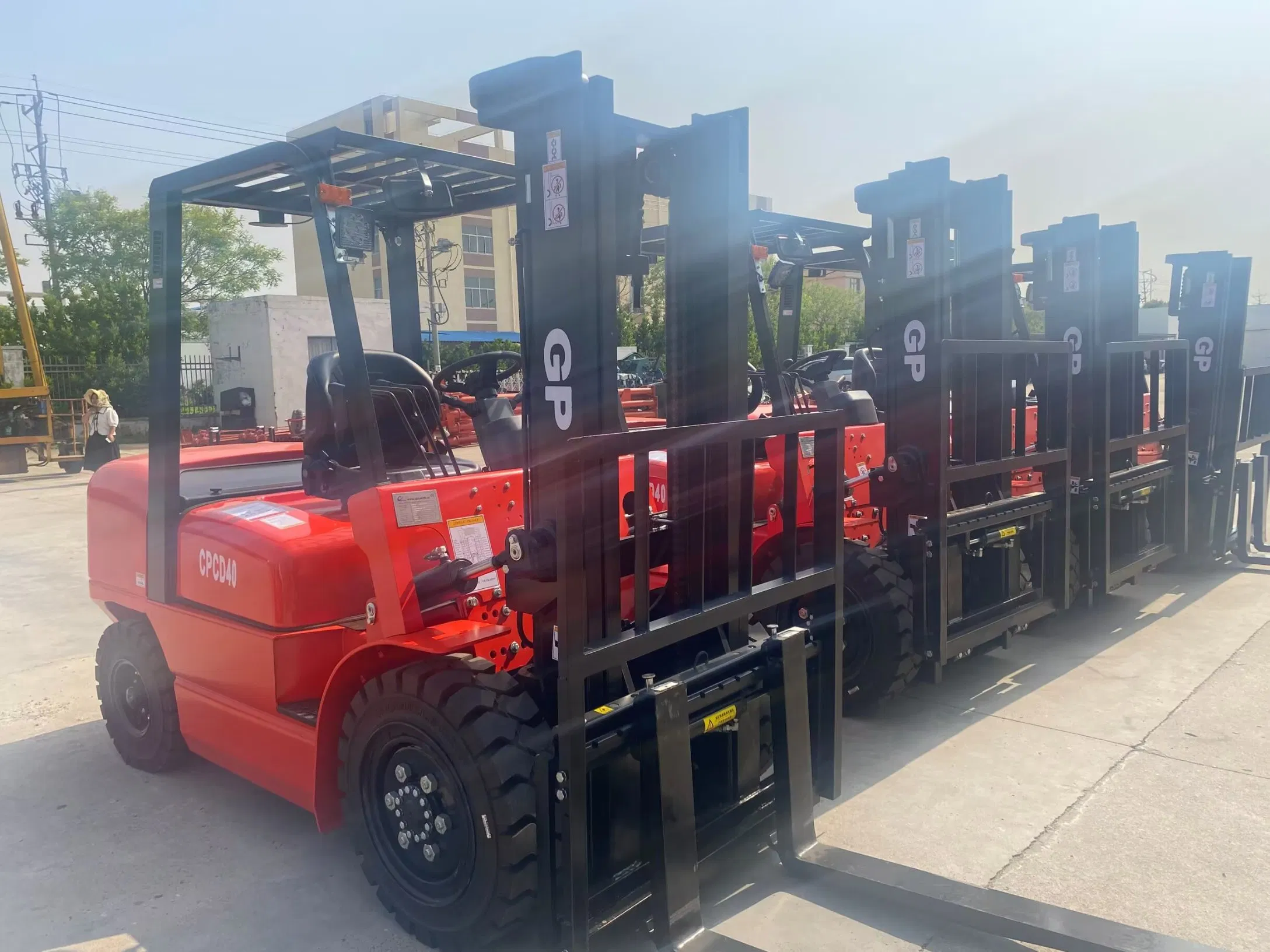 Free Shipping Forklift CE ISO Certificate Great Counterbalanced 4ton Cpcd30 Cpcd40 Diesel Forklift Truck with Best Price