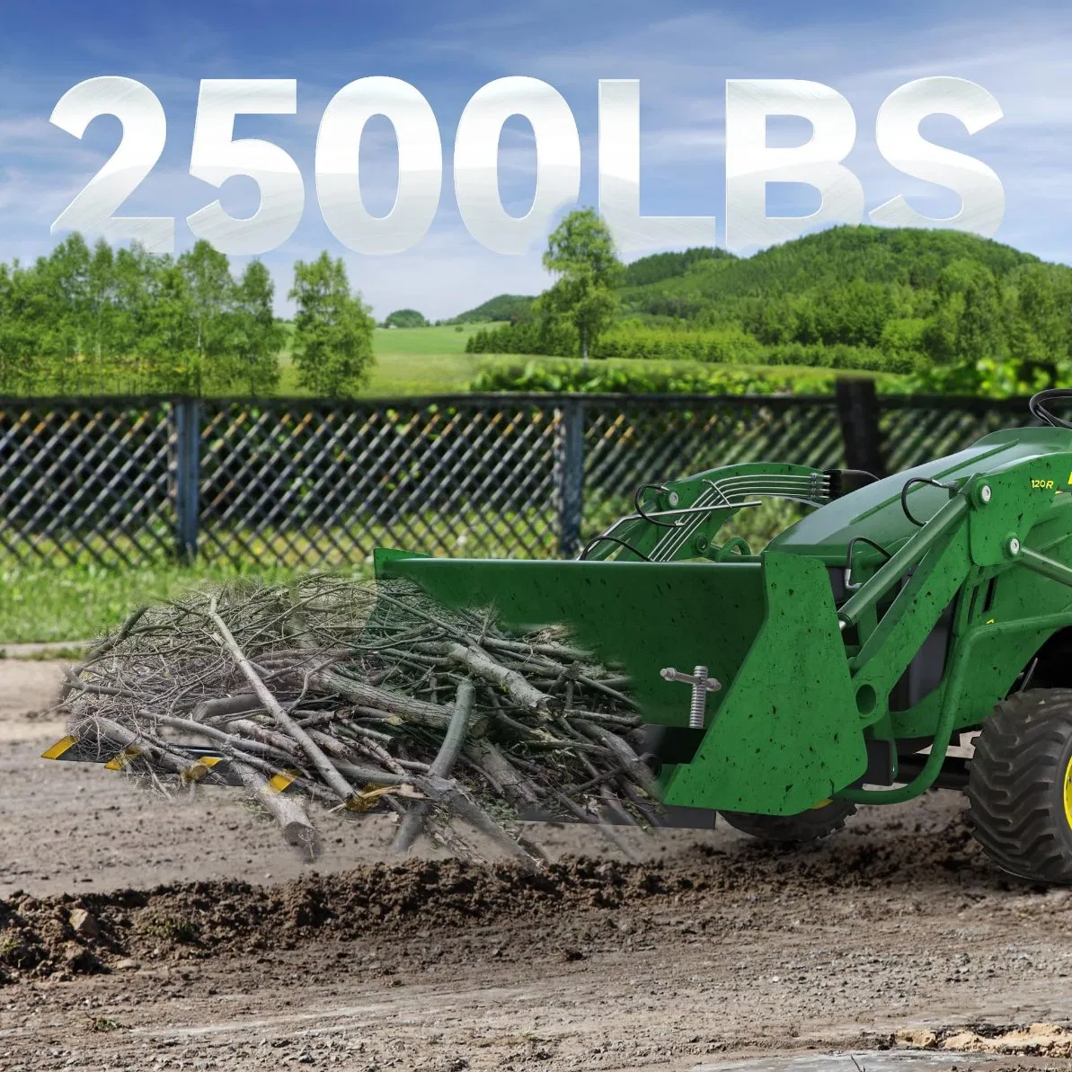 Heavy Duty 42-Inch Forklift Attachment for Tractor Buckets