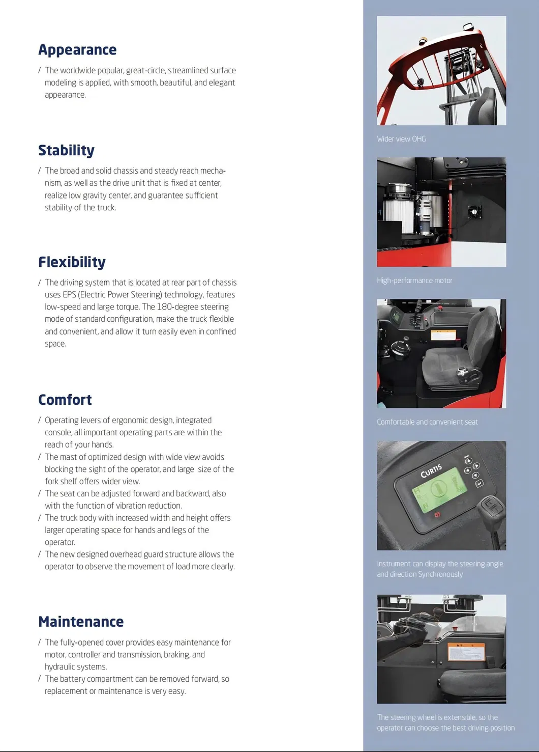 Reach Truck Detailed View 1