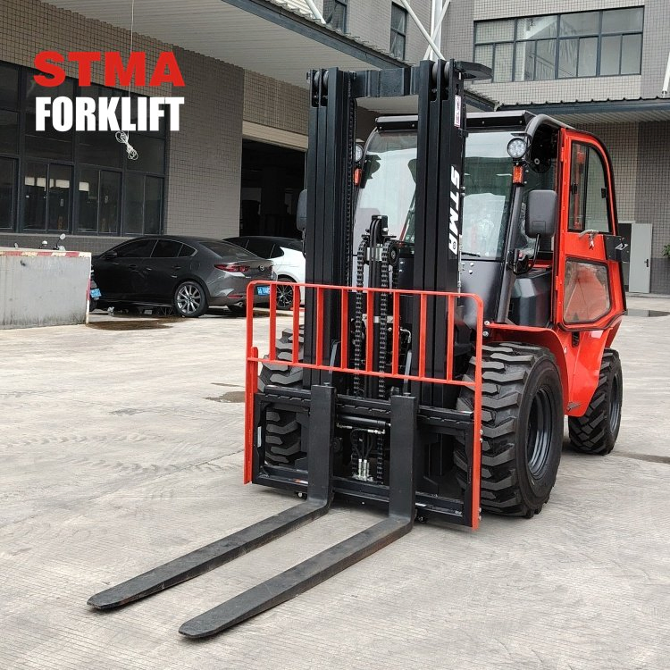 Stma Factory Price Small 2WD 4WD off-Road All Terrain Forklift 2.5 Ton to 3.5 Ton Capacity for Rough Terrain