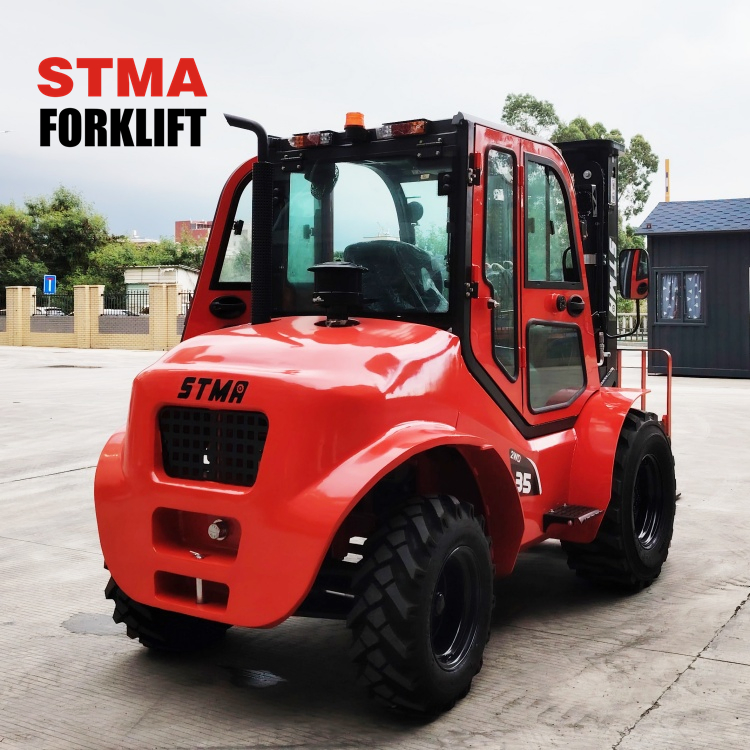 Stma Factory Price Small 2WD 4WD off-Road All Terrain Forklift 2.5 Ton to 3.5 Ton Capacity for Rough Terrain