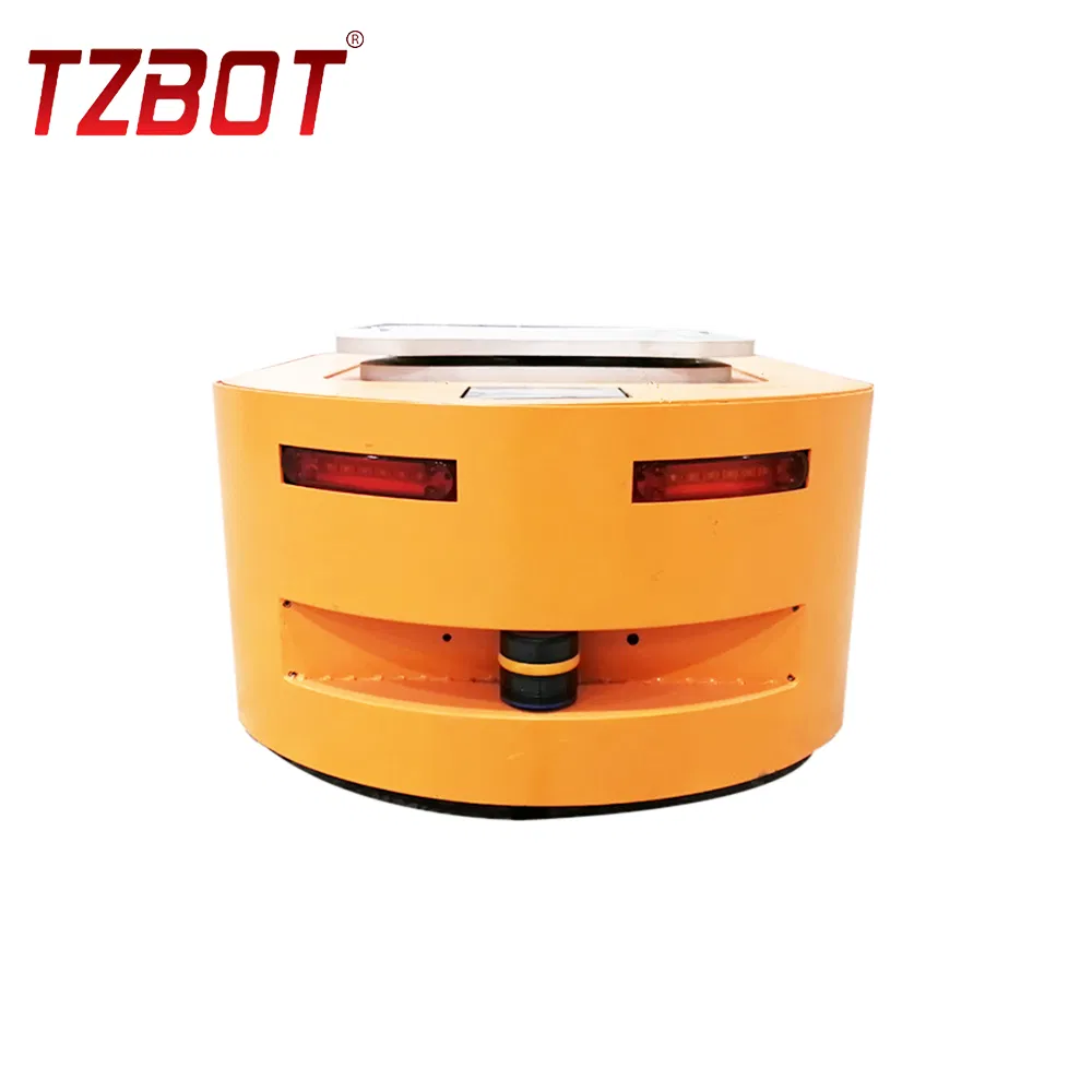 Simple Operation Robot Agv Chassis Lifting Agv Automatic Forward and Steering Automated Guided Vehicle with 200kg Load for Industry Application (TZAGV-DM200)