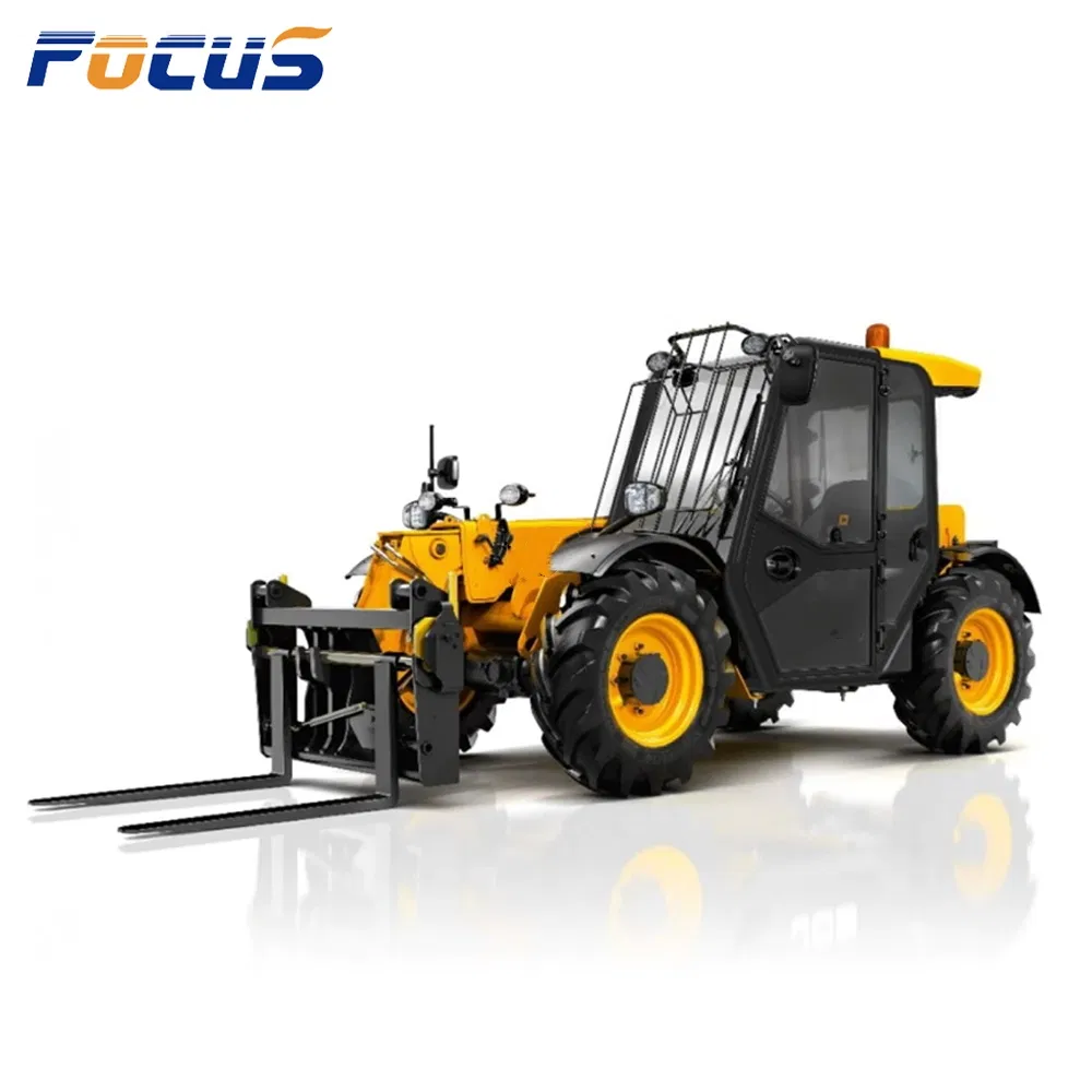 T3507K 3.5ton 7m Telehandler Forklift Telescopic Boom Handler Machine with Yuchai Engine and 16/70-20 Tires