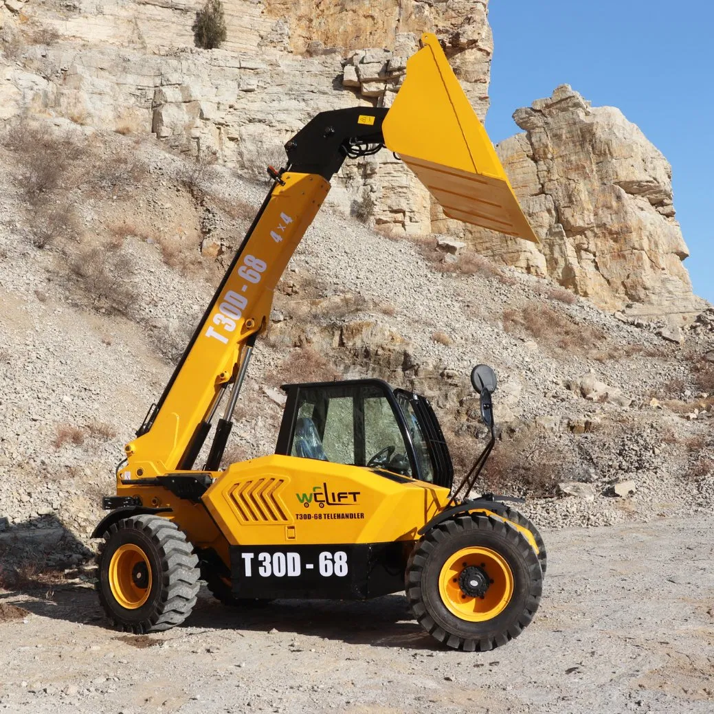 Telescopic Handlers for Construction Rough Terrain Telescopic Wheel Loader