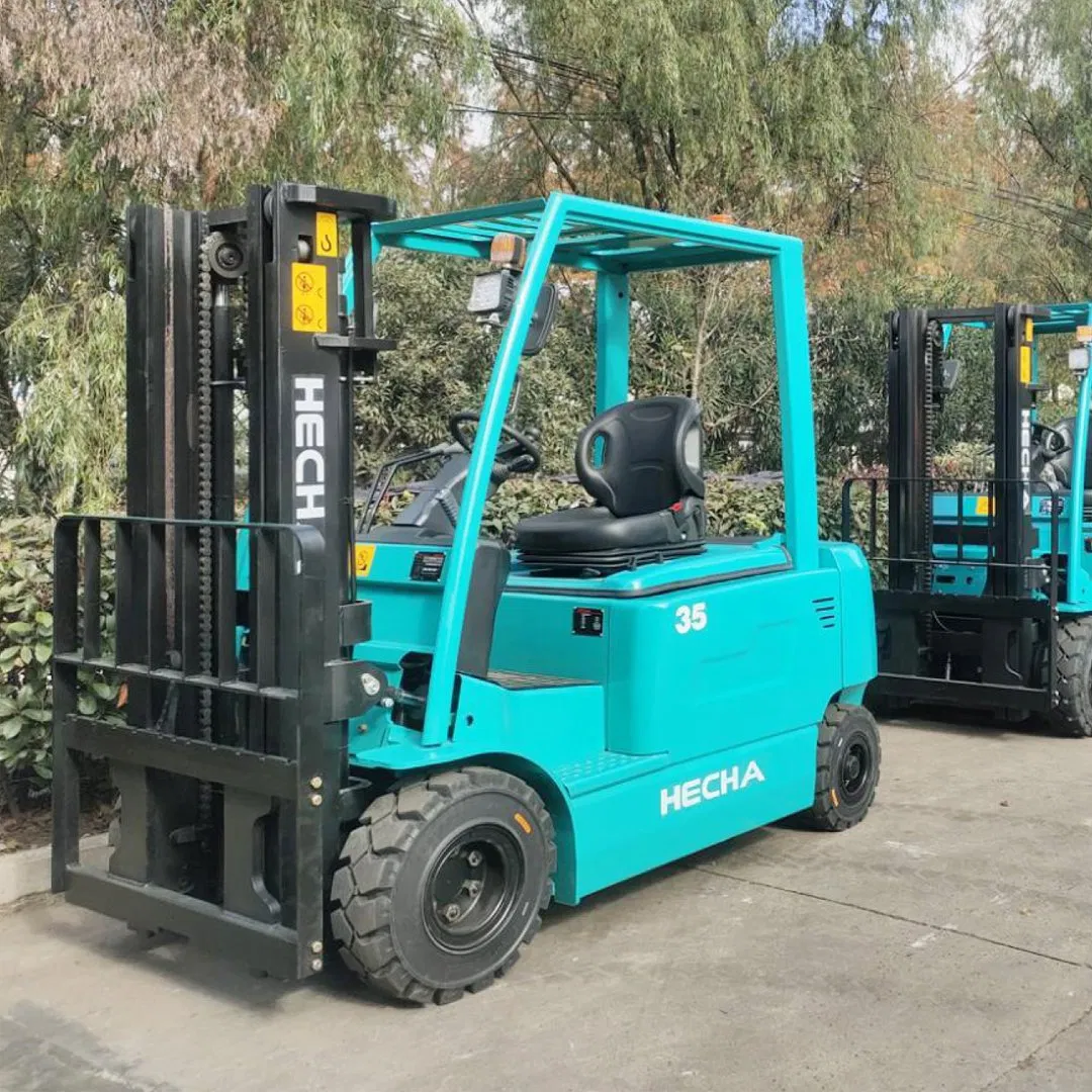 Hecha 4 Wheels Lithium/Lead-Acid Battery 1.5/2/2.5/3/3.5 Ton Electric Forklift