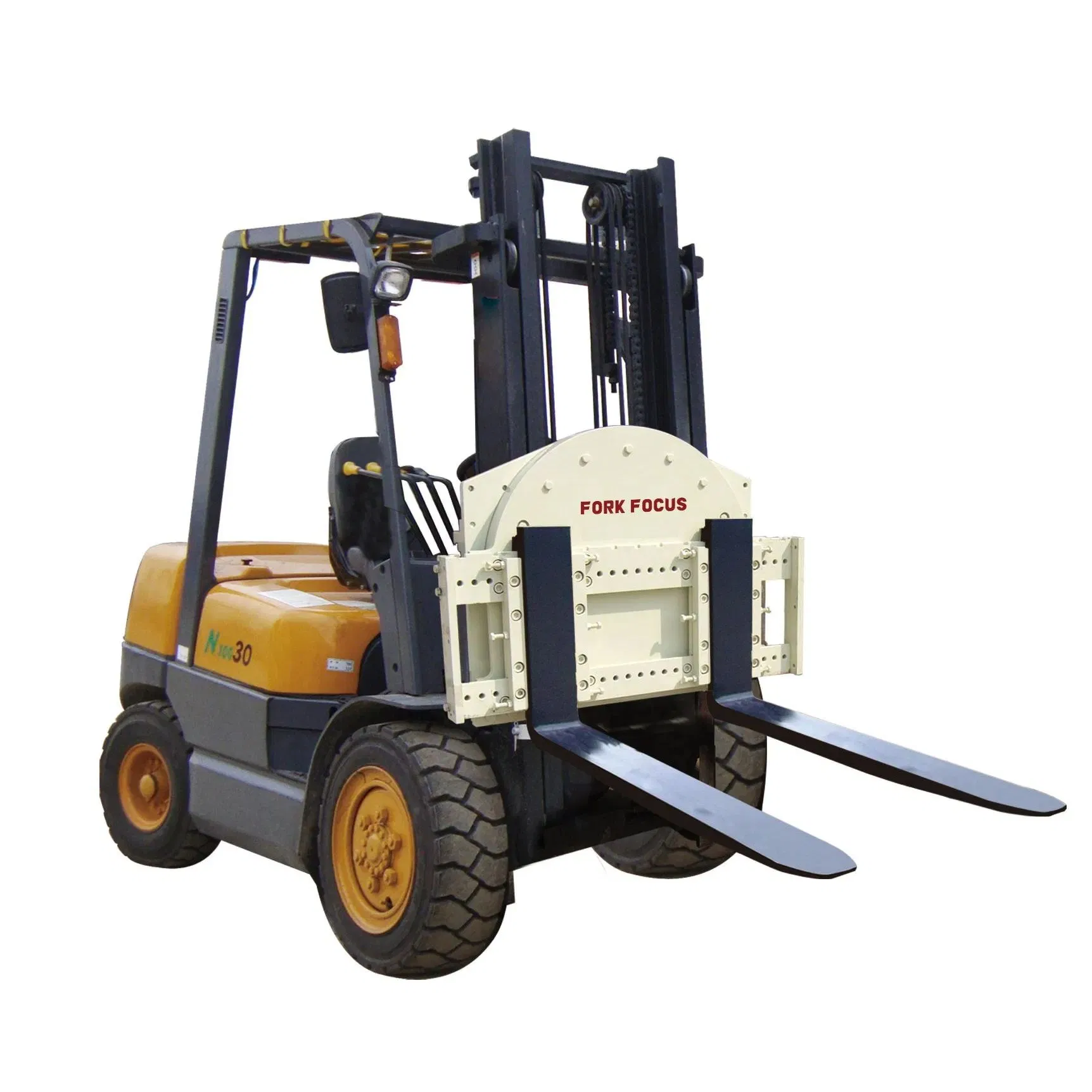 Forklift Attachment Forklift 360 Degree Rotator Clamp with Capacity of 0.2-12t