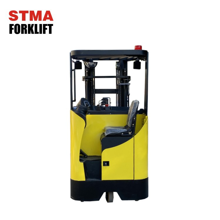 Stma Warehouse Fork Lift Reach Truck with Lift High 12 M and Side Shifter Attachment