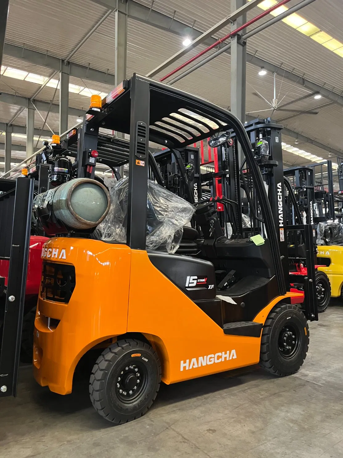 2-2.5t Hangcha Xf Series Gas/LPG/Dual Fuel Forklift Truck with 2000kg and 2500kg Capacity High Performance