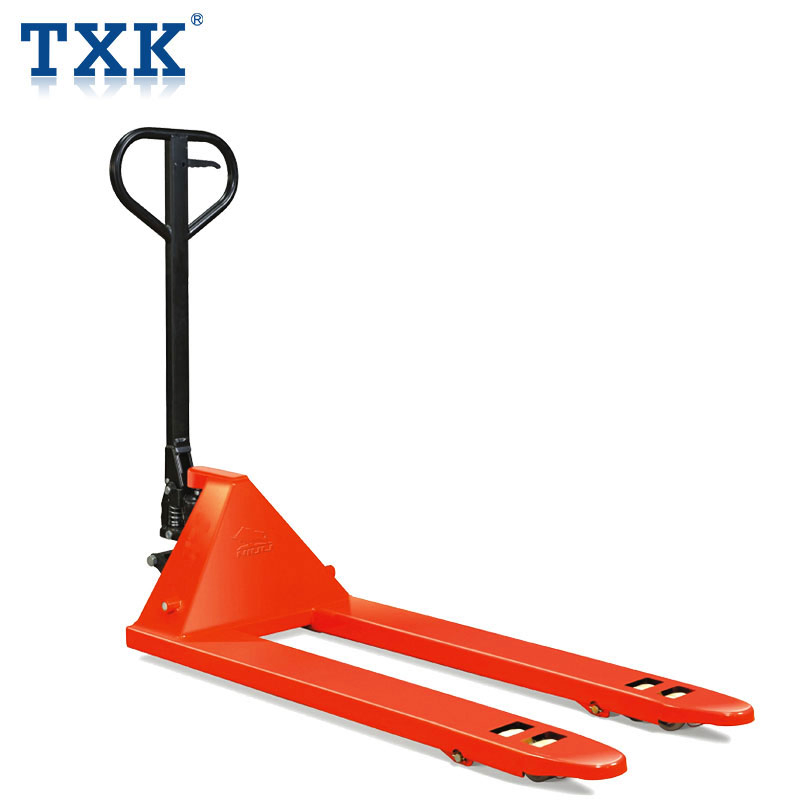 Ce TUV Df Hand Foldable Pallet Truck Rubber Wheels Scale Parts, High Lift Hydraulic Pump 2 4 5 Ton Hand Pallet Truck