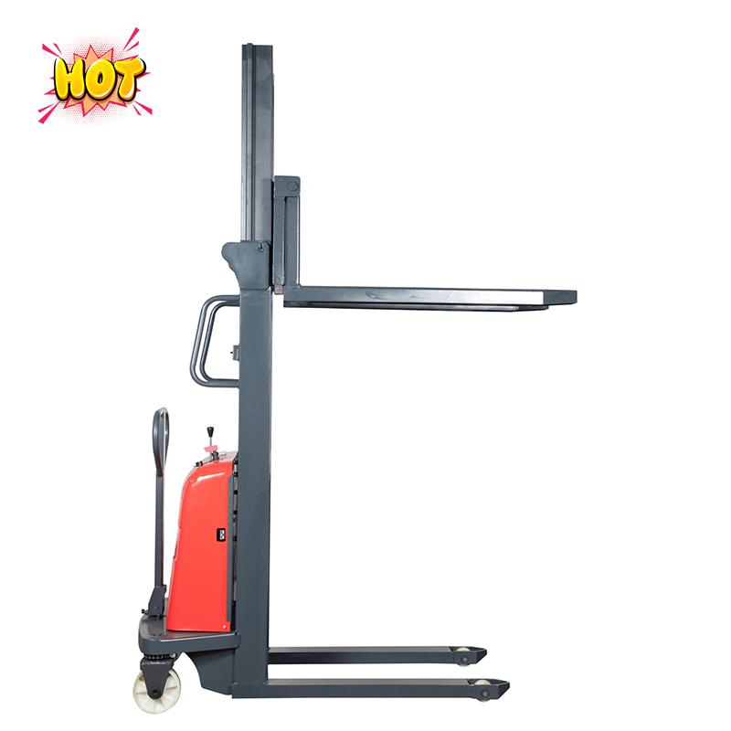 Battery-Powered Lifting Semi Electric Stacker Forklift 400kg Load