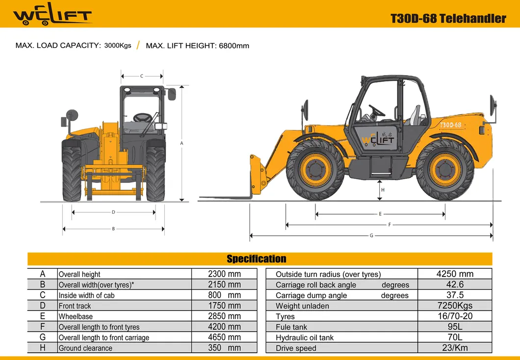 Telescopic Forklift Details