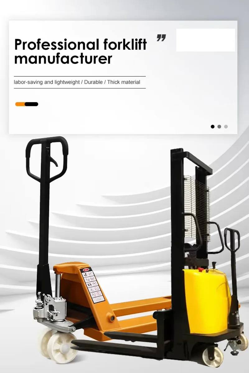 Electric Forklift Full View