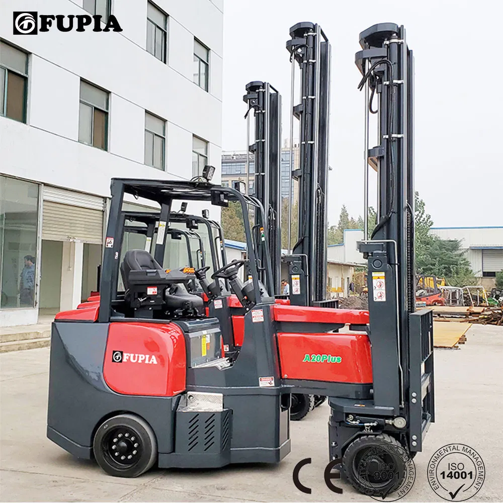 China Manufacturer 2ton 2000kg 4400lbs Electric Vna Articulated Counterbalance Forklift