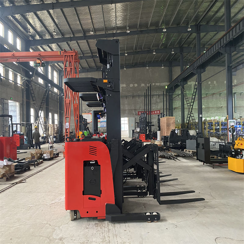 1.6ton Warehouse Material Handling Telescopic Scissor Lift Forklift Truck Double Deep Scissors Reach Truck