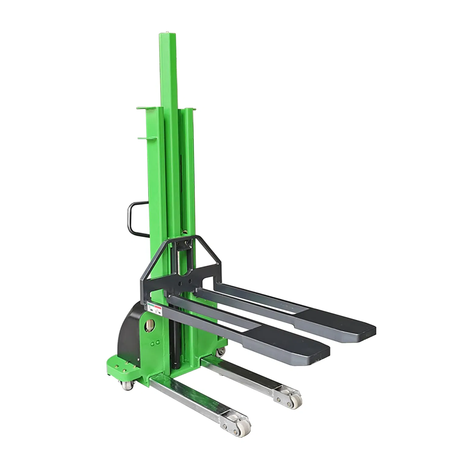 New Technology 500kg Self Loading Semi Electric Forklift Stacker for Sale