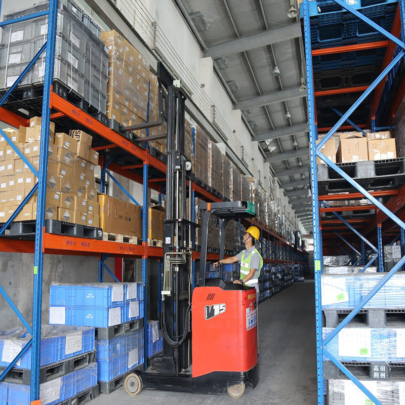 1.5t High-Performance Electric Pallet Forklift Reach Truck for Narrow Aisle Warehouse