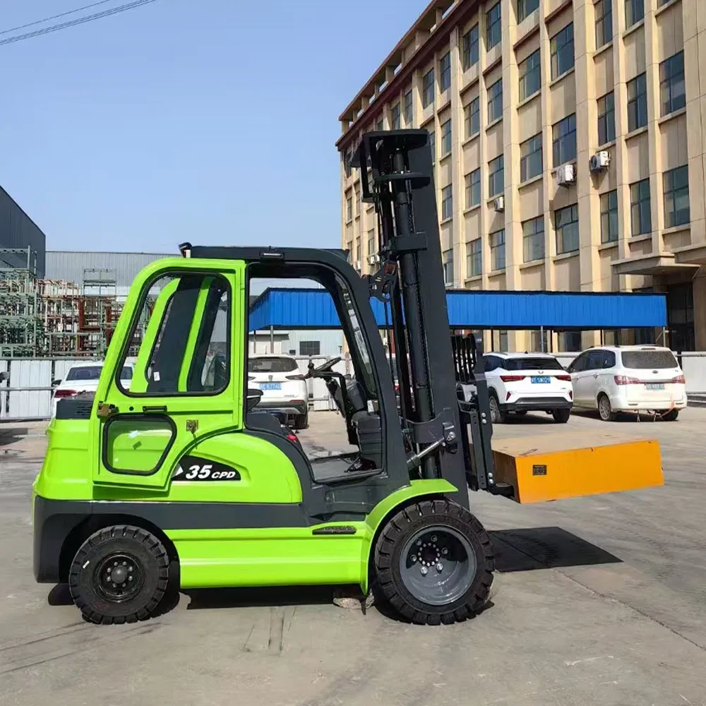 3.5t Lithium Battery Electric Forklift with Fast Charger