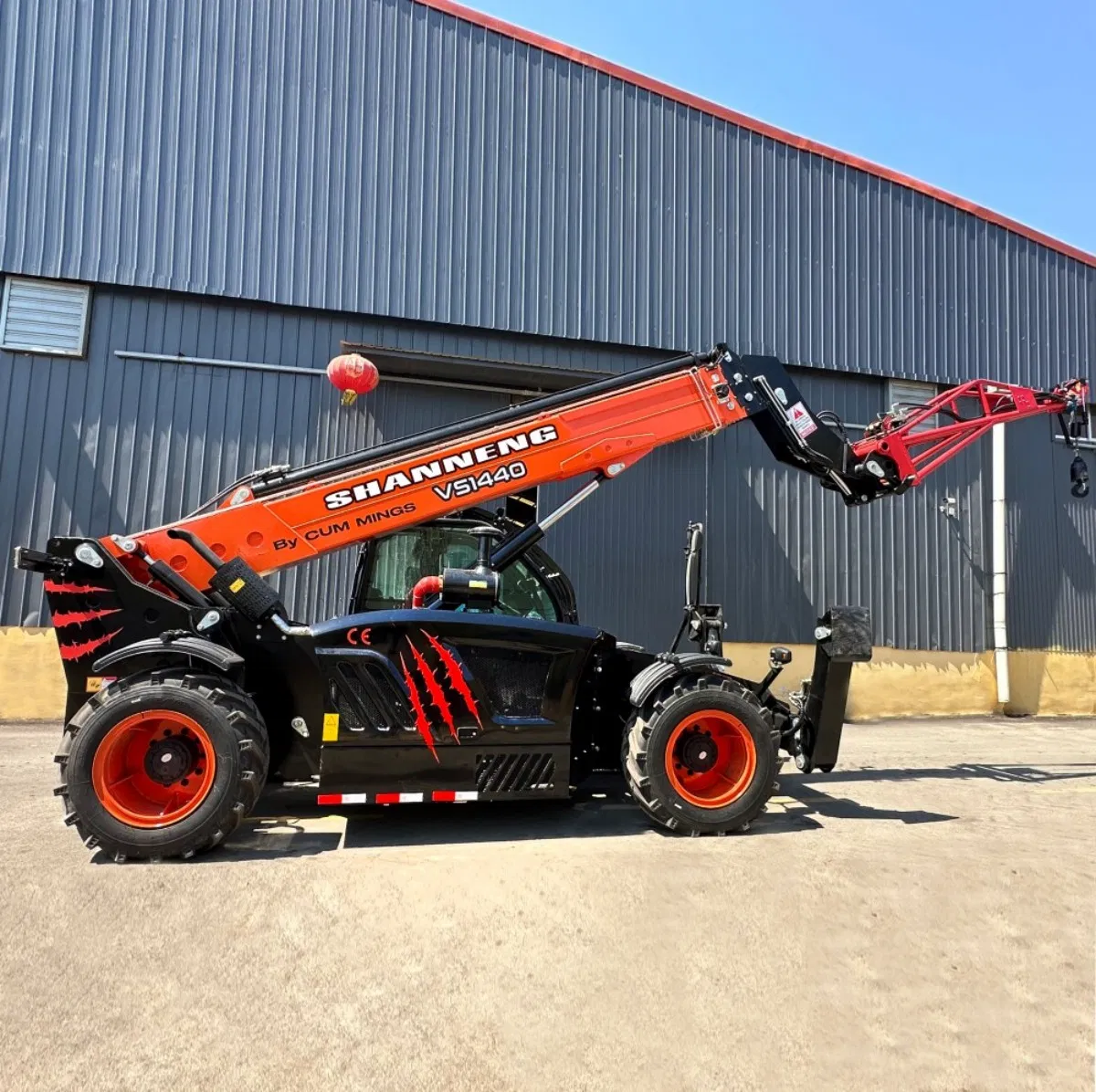 Best Price 4WD Telehandler 14 Metre Boom 4 Ton Load Capacity Telescopic Forklift New 4 Ton Telescopic Forklift Handler