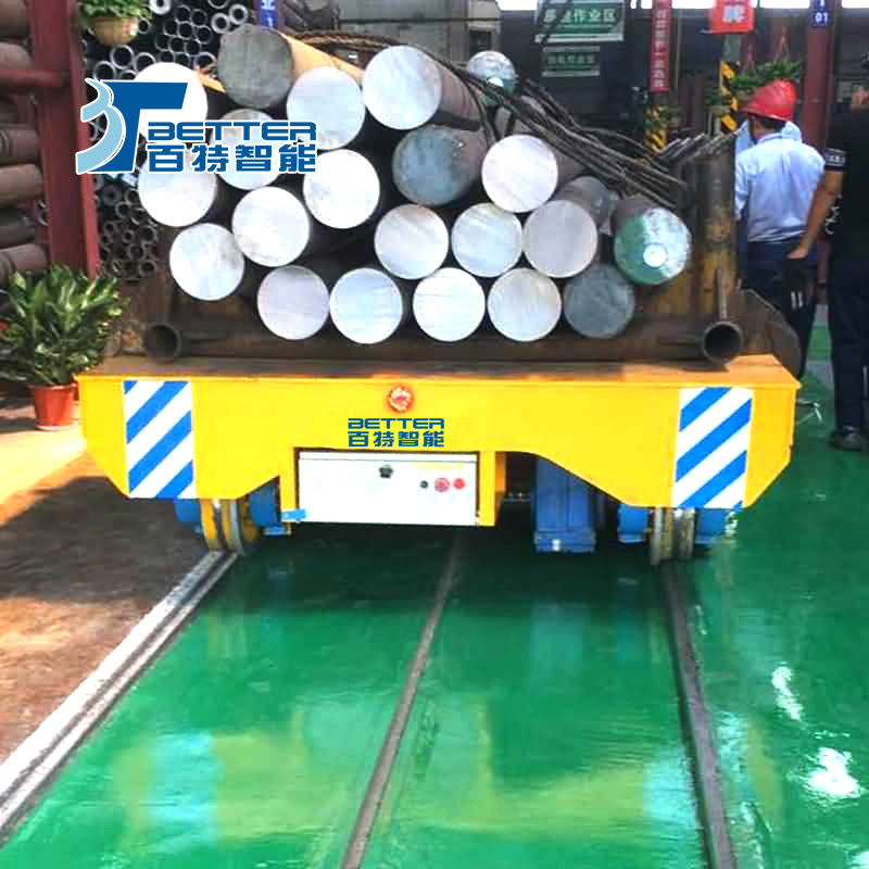 Electric Driven Railway Material Handling Transfer Trolley