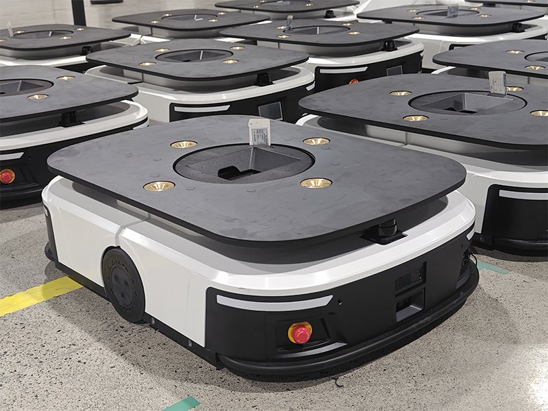 Factory 600kg Latent Lifting Agv Automated Guided Vehicle - Hybrid Laser Slam Qr Navigation Standard Single Optional Dual 3D Safety