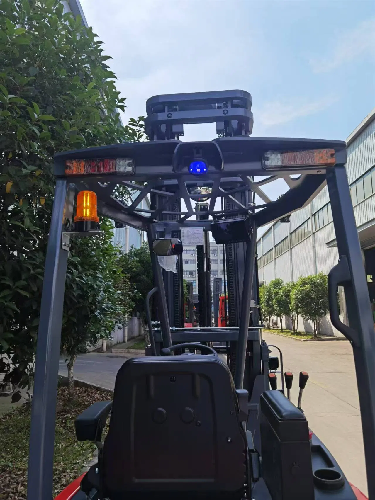 2ton Narrow Aisle Forklift Truck Highly Lift Seated-Drive Type Electric Lifting Forklift