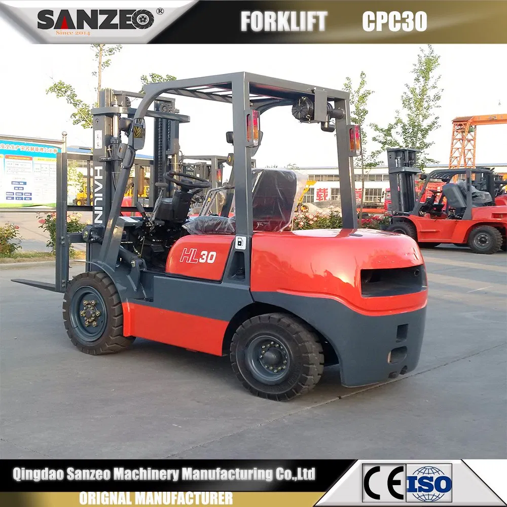 New High Performance Cheap Chinese Factory Direct CPC30 4X4 2ton 3ton Good Quality Diesel Forklift Trucks with EPA Hydraulic Lifting Trucks with Attachments