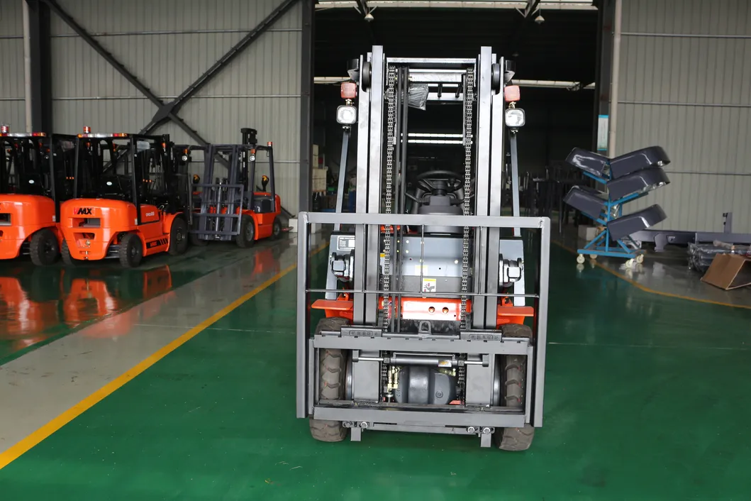 Diesel Forklift Front View