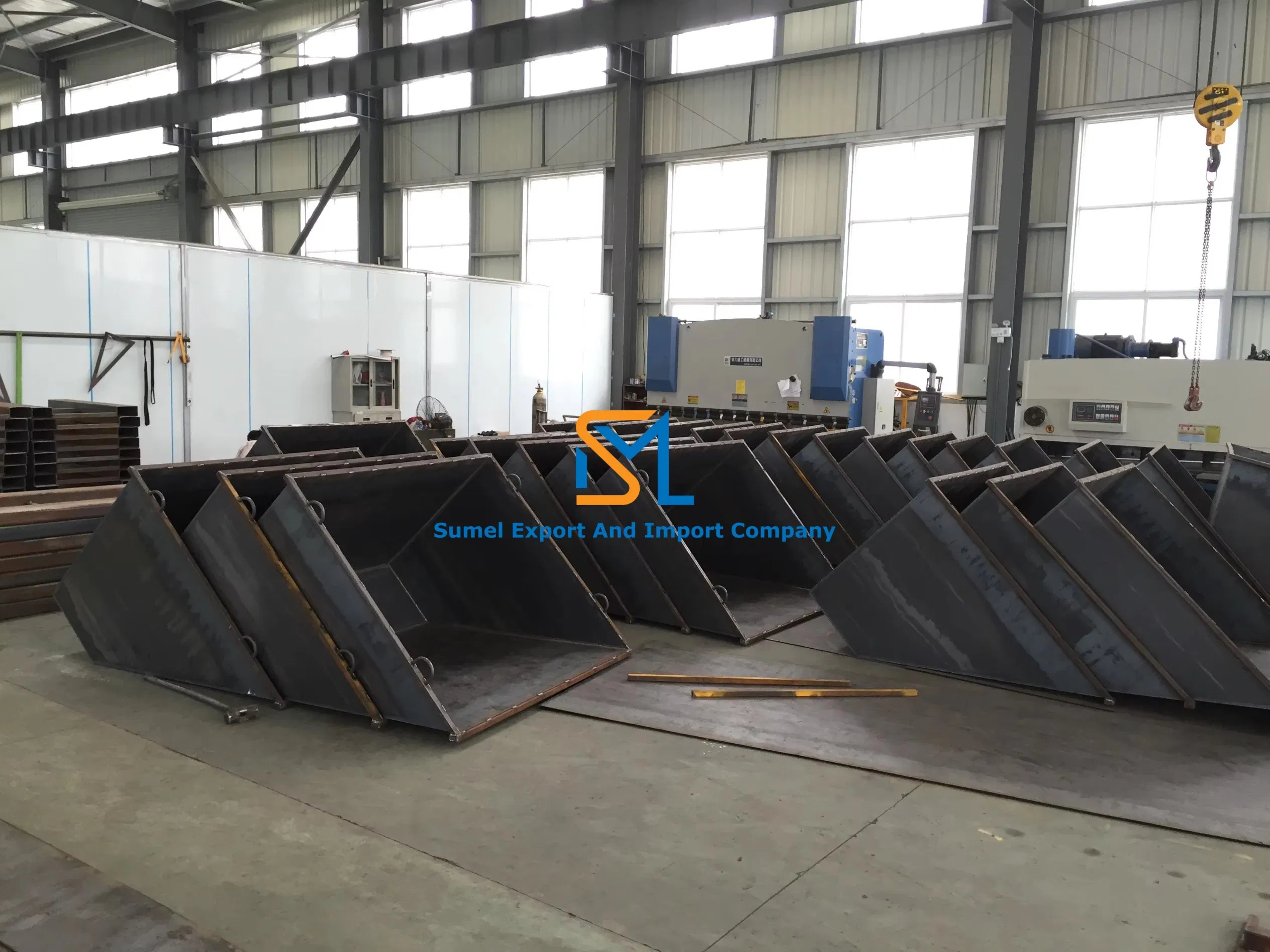 Customizable Large Capacity Tipping Bin/Self Dumping Hopper/Forklift Attachments Scrap Waste Hoppers