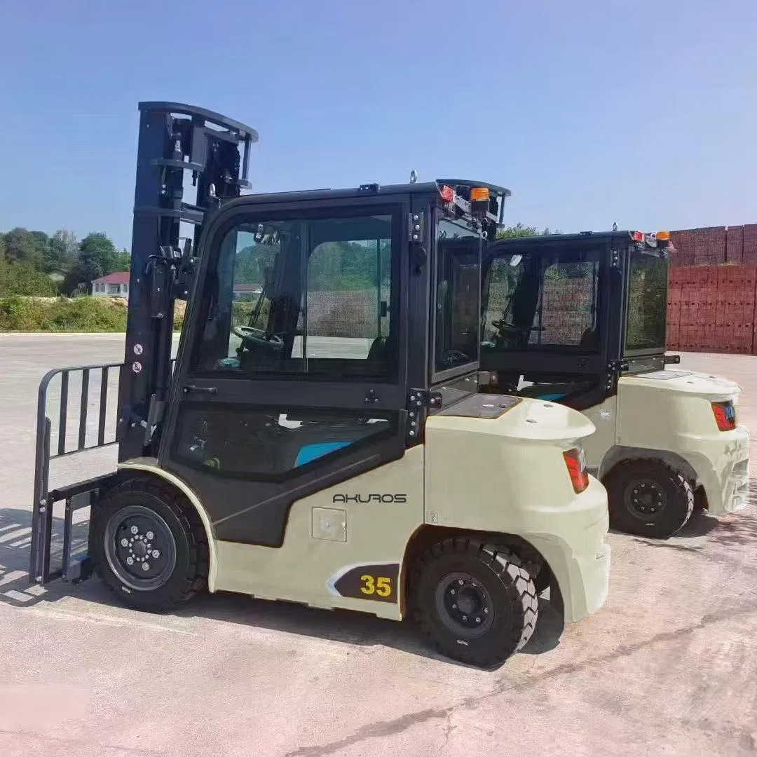 Heli Crown High Capacity Electric Telescopic Forklift Counterbalance Self Loading Forklift for Industrial Material Handling