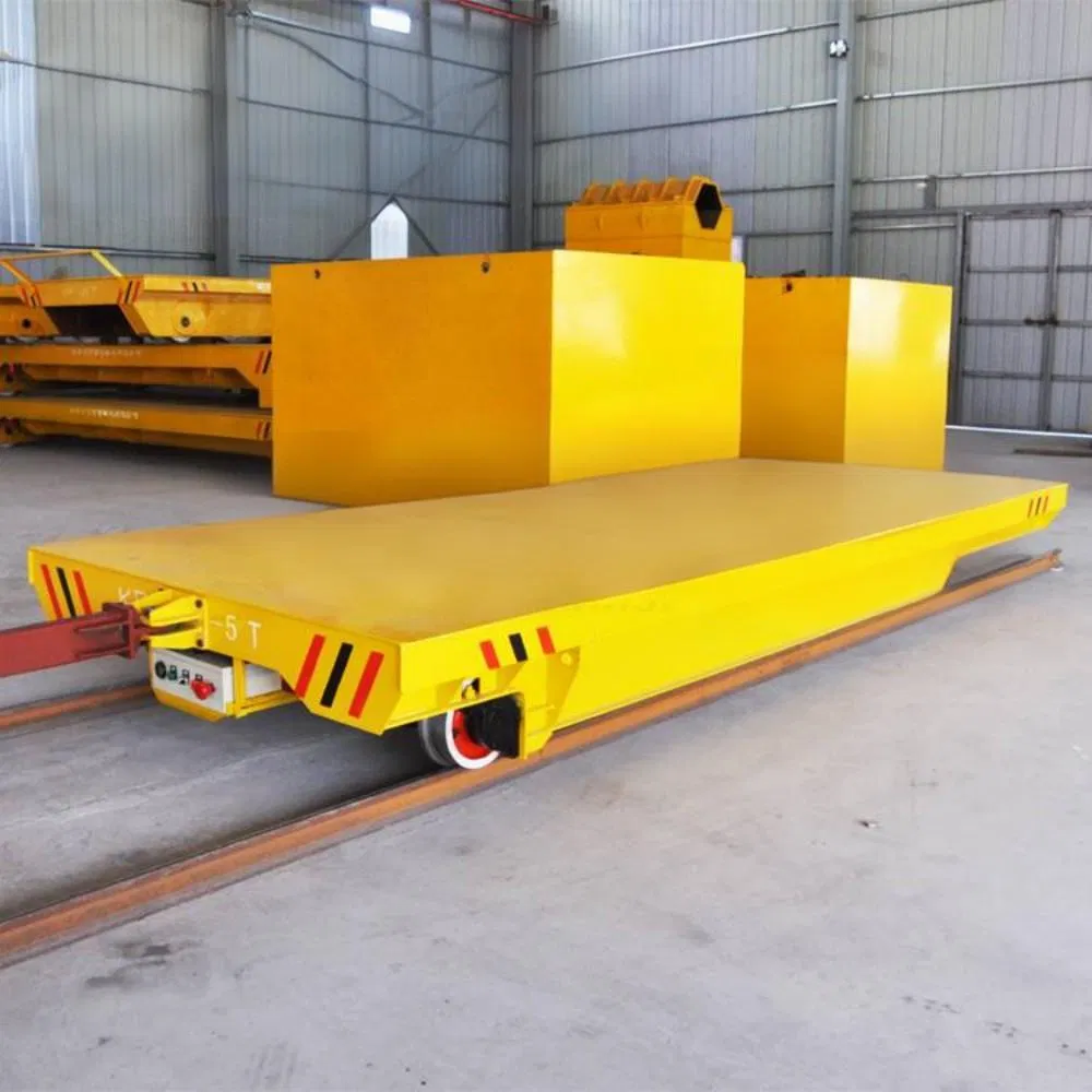 Industrial Transfer Trolley for Material Handling with Safety Protection System
