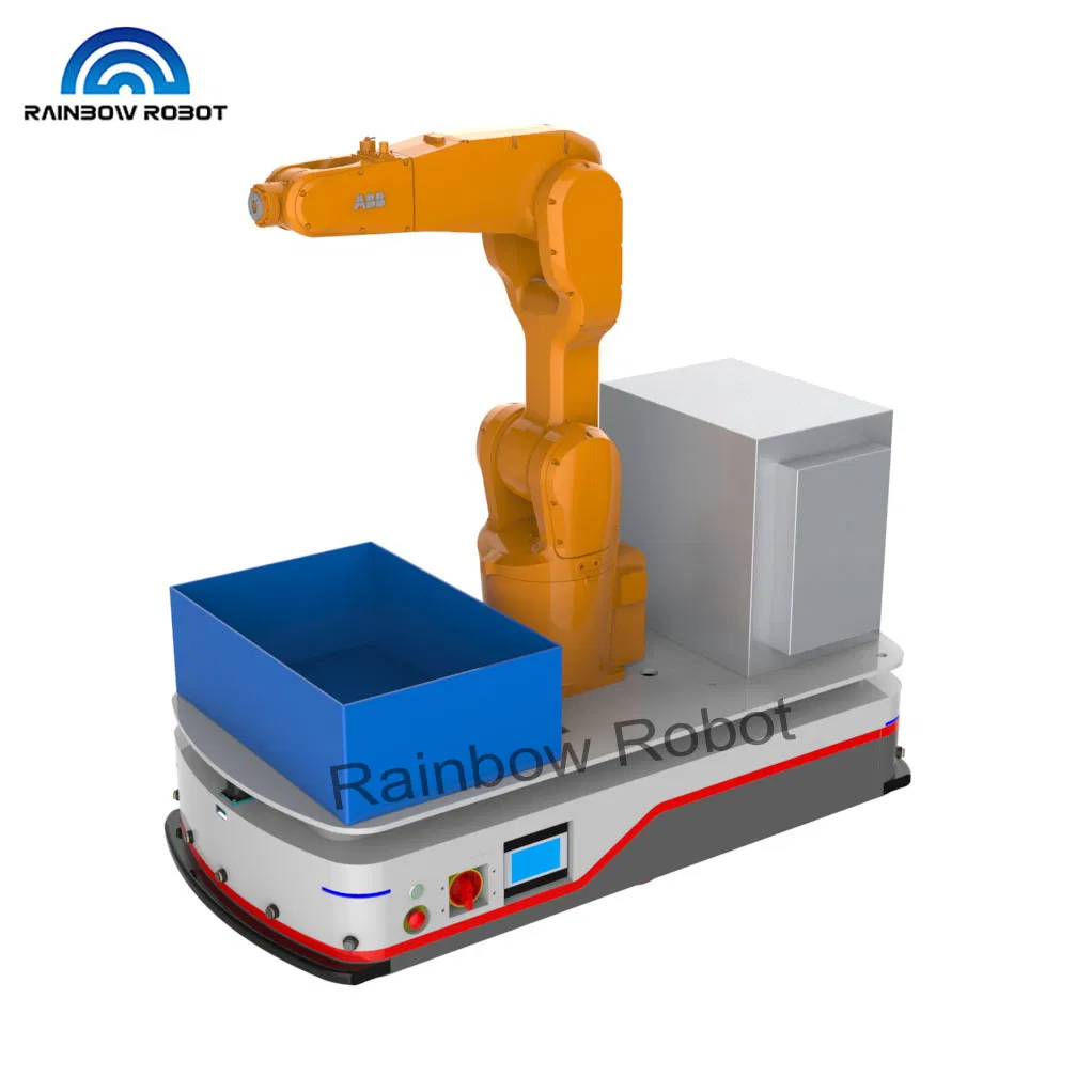 Transport Electric Robot Agv Platform Transfer Cart Vehicle Heavy Load Automated Guided Rail Agv