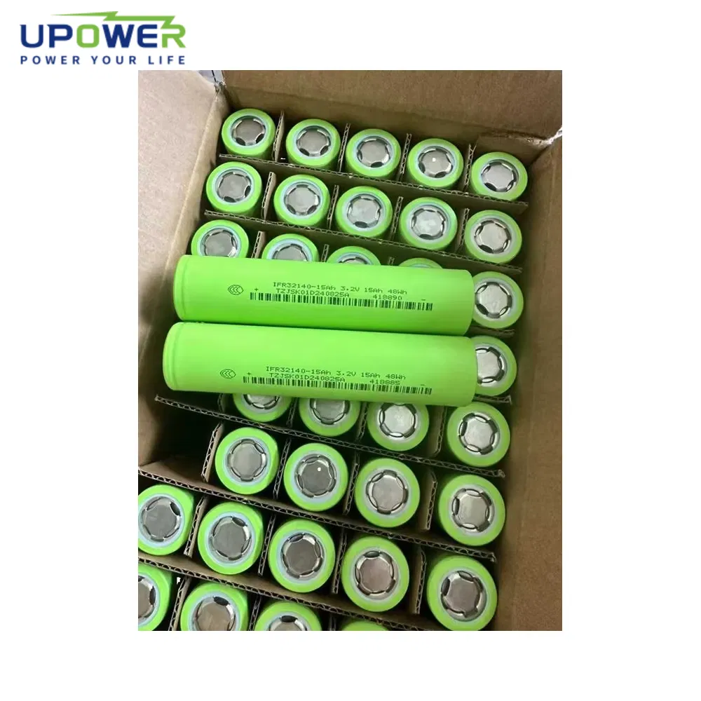 بطارية ليثيوم أيون فوسفات الحديد من فئة أ أسطوانية 32140 15ah 3.2V LiFePO4 32140fs للدراجة الكهربائية 48V 72V سكوتر
