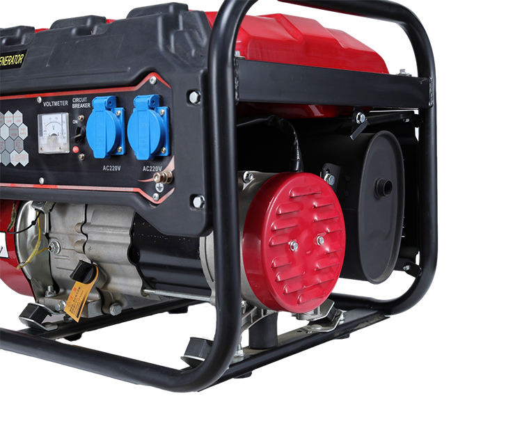 مولد بنزين محمول عالي الكفاءة مع بدء تشغيل كهربائي 5kw للأنشطة الخارجية والطوارئ