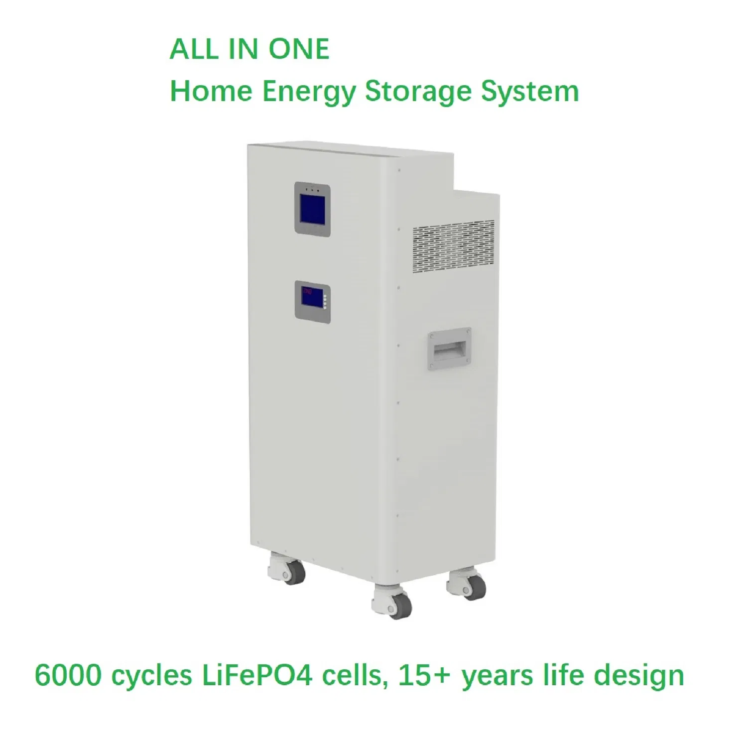 نظام تخزين الطاقة المنزلية 8000W العاكس 51.2V 314ah LiFePO4 البطاريات 16kwh Zn512314-F8