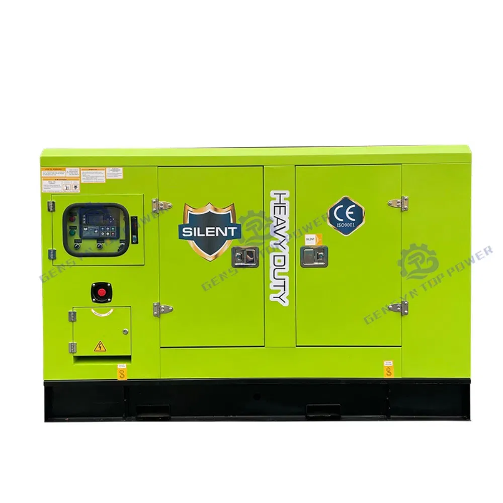 15 كيلوفولت أمبير 10kw 250kVA حل طاقة احتياطي صناعي مولد كهربائي ديزل صامت