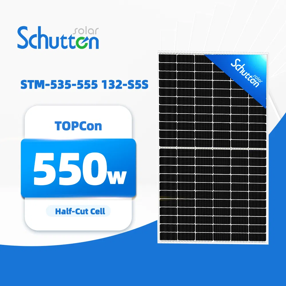 مجموعة الطاقة الشمسية منخفضة الجهد الموثوقة Schutten 12kw خارج الشبكة للاحتياطي المنزلي مع وحدات PV من نوع N 540W ووحدة تحكم MPPT