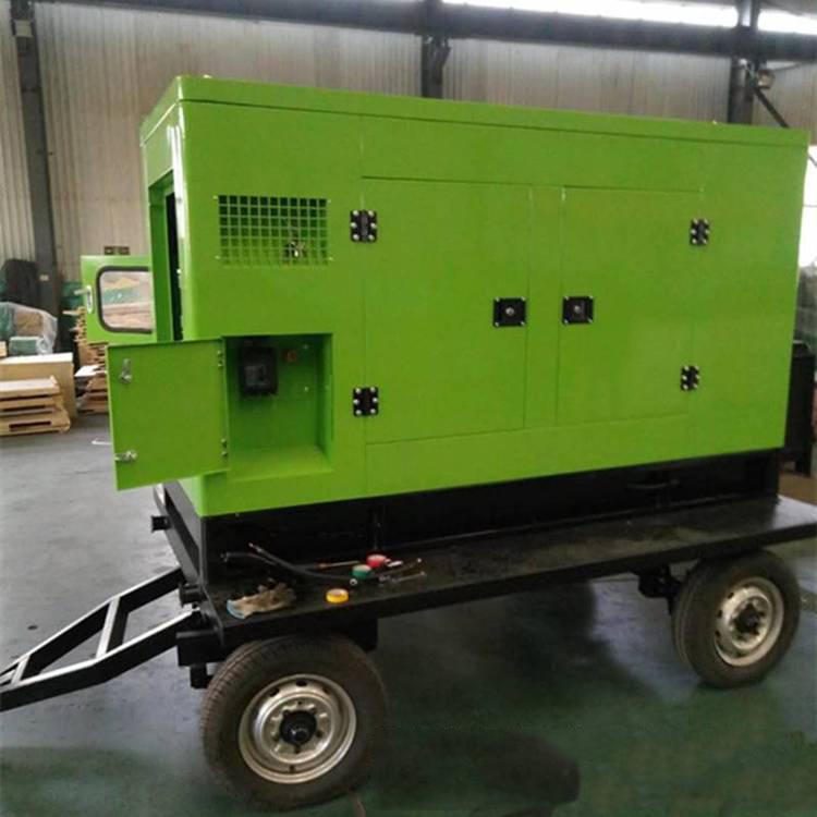 112kVA/90kw مولد ديزل محمول نوع مقطورة بمحرك شانغتشاي لتوليد الطاقة للطوارئ للمصانع والشركات لتوفير الطاقة في مواقع البناء الخارجية