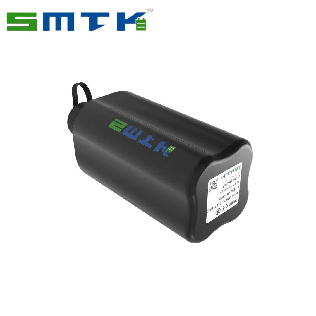 حزمة بطارية ليثيوم أيون 14.8V 3500mAh 7000mAh 8800mAh IP67 بطاريات ليثيوم أيون قابلة لإعادة الشحن لصنارات الصيد الكهربائية ونشات الكهرباء والتخييم والصيد