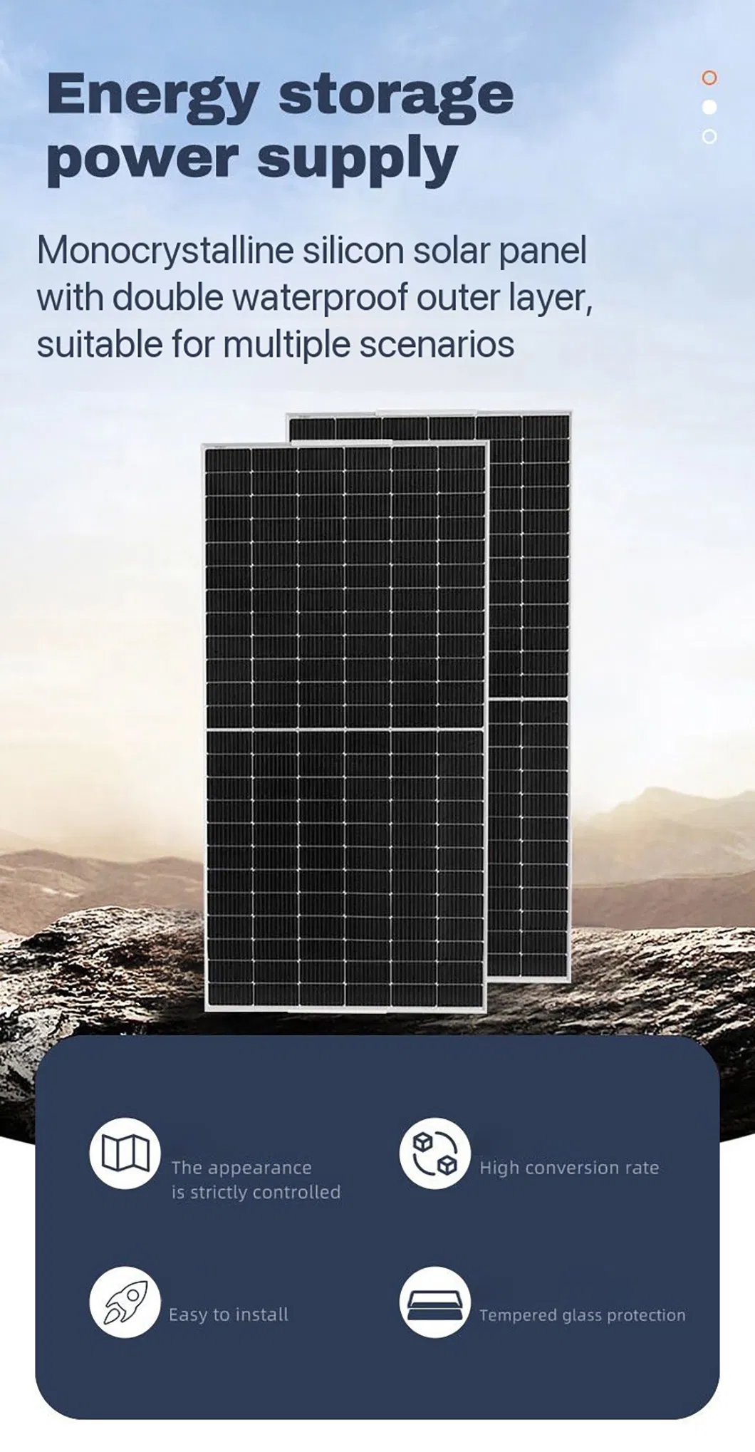 15kwh نظام تخزين الطاقة المنزلية 6200W مجموعة توليد الطاقة الشمسية خارج الشبكة